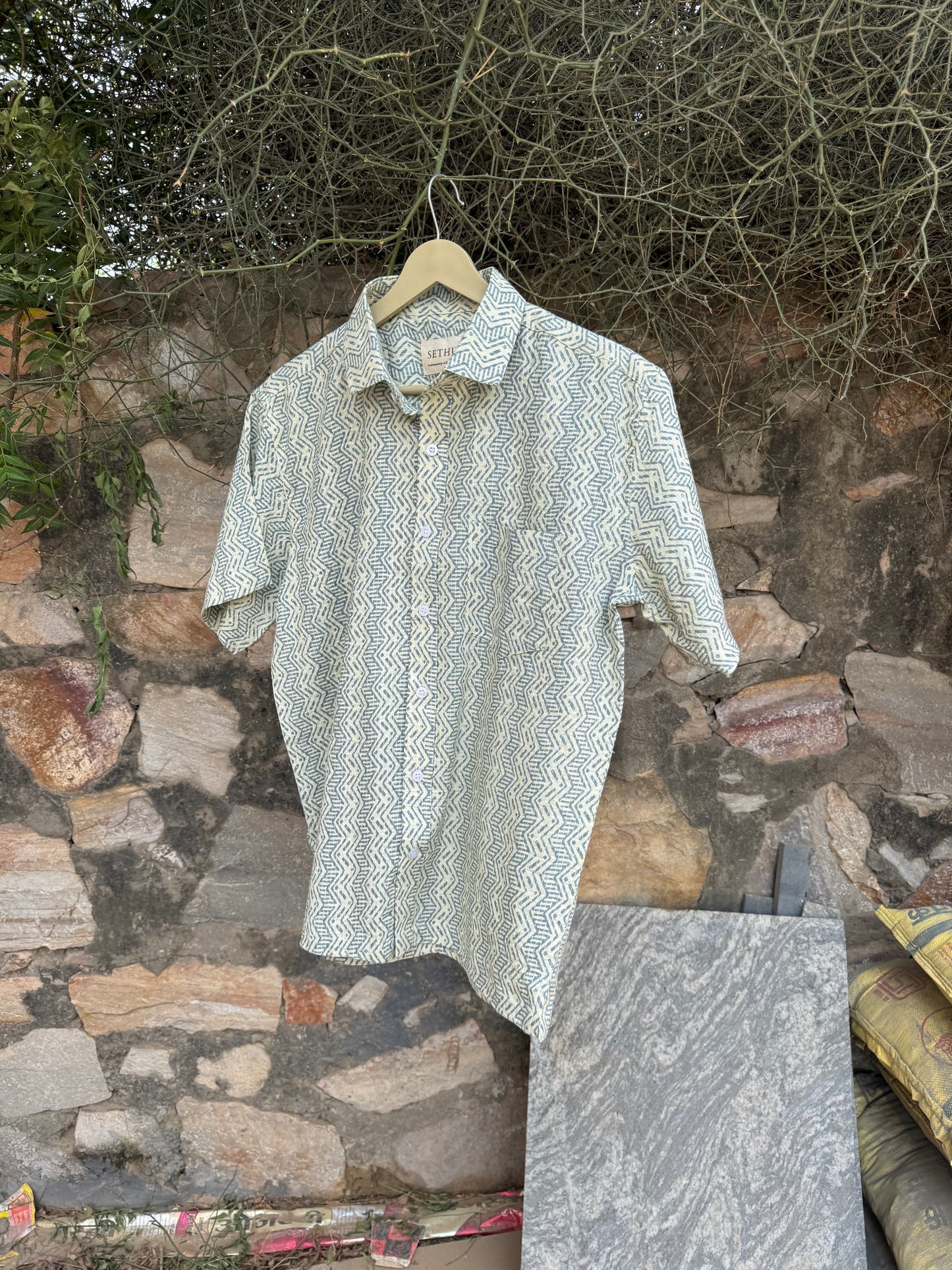 The Romaan kantha Shirt