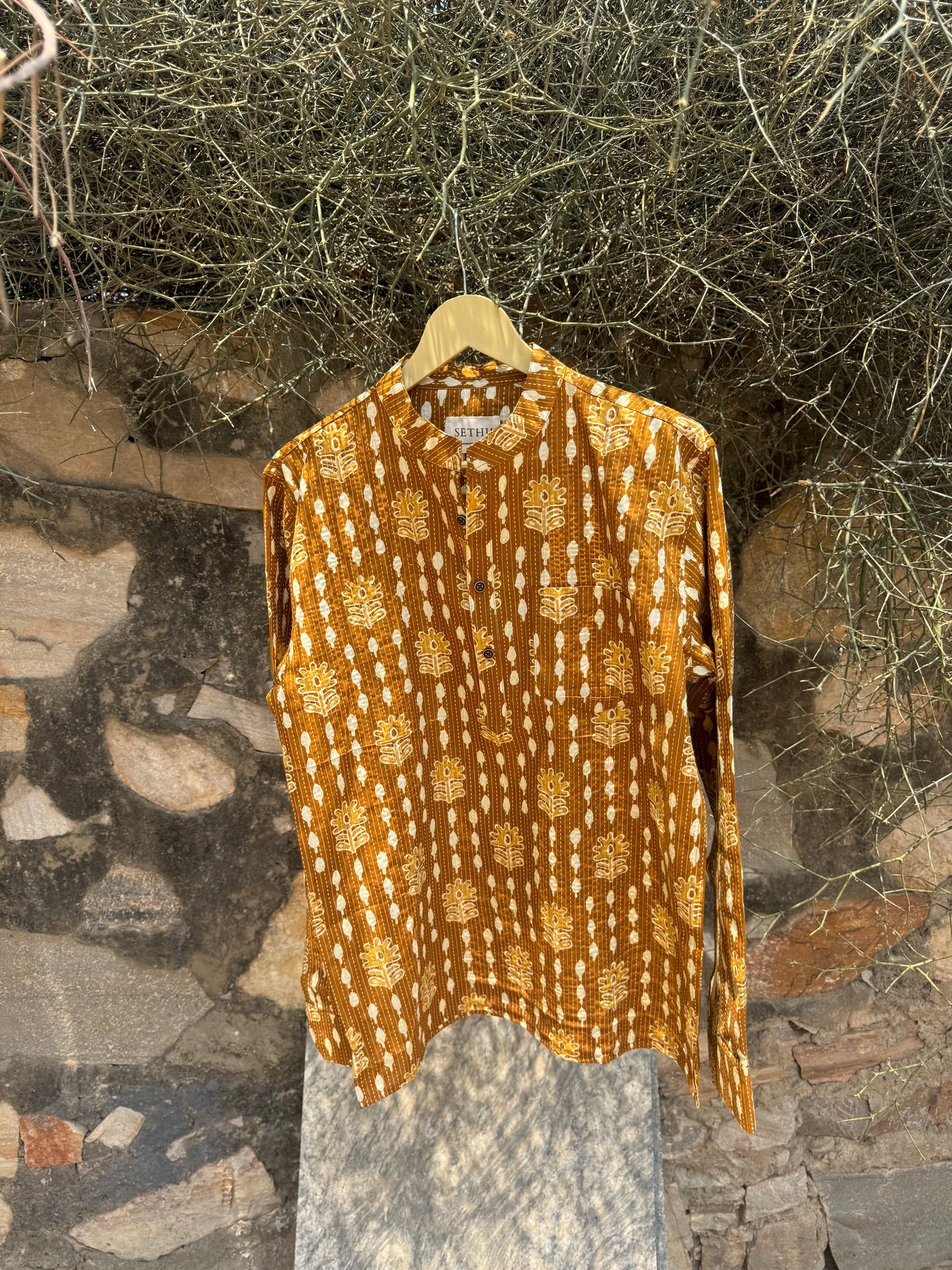 The Ikat Kantha Short Kurta