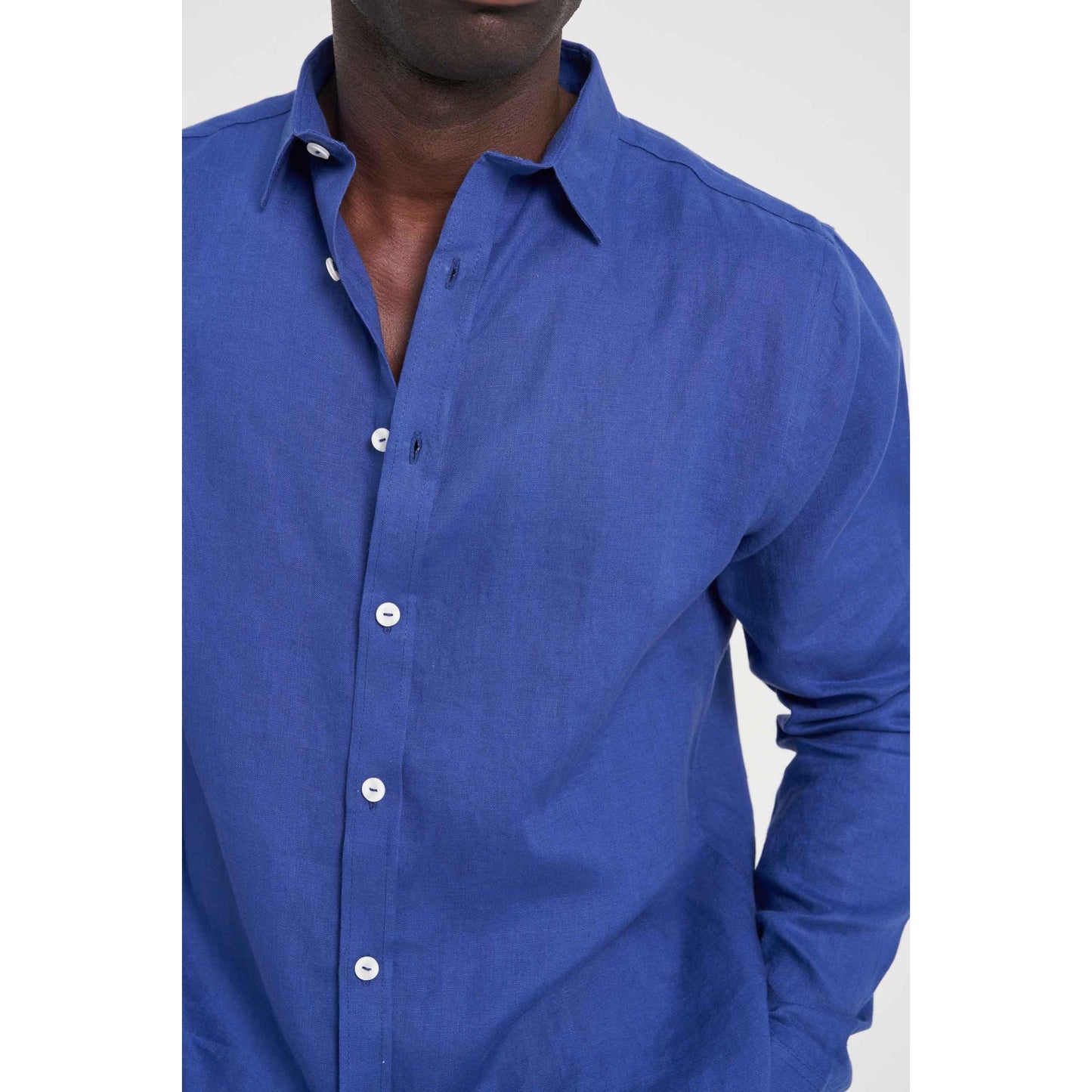 The Royal blue Shirt.