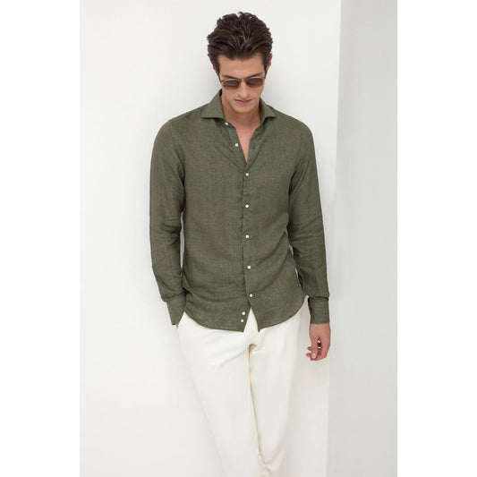 The Olive Green Shirt.