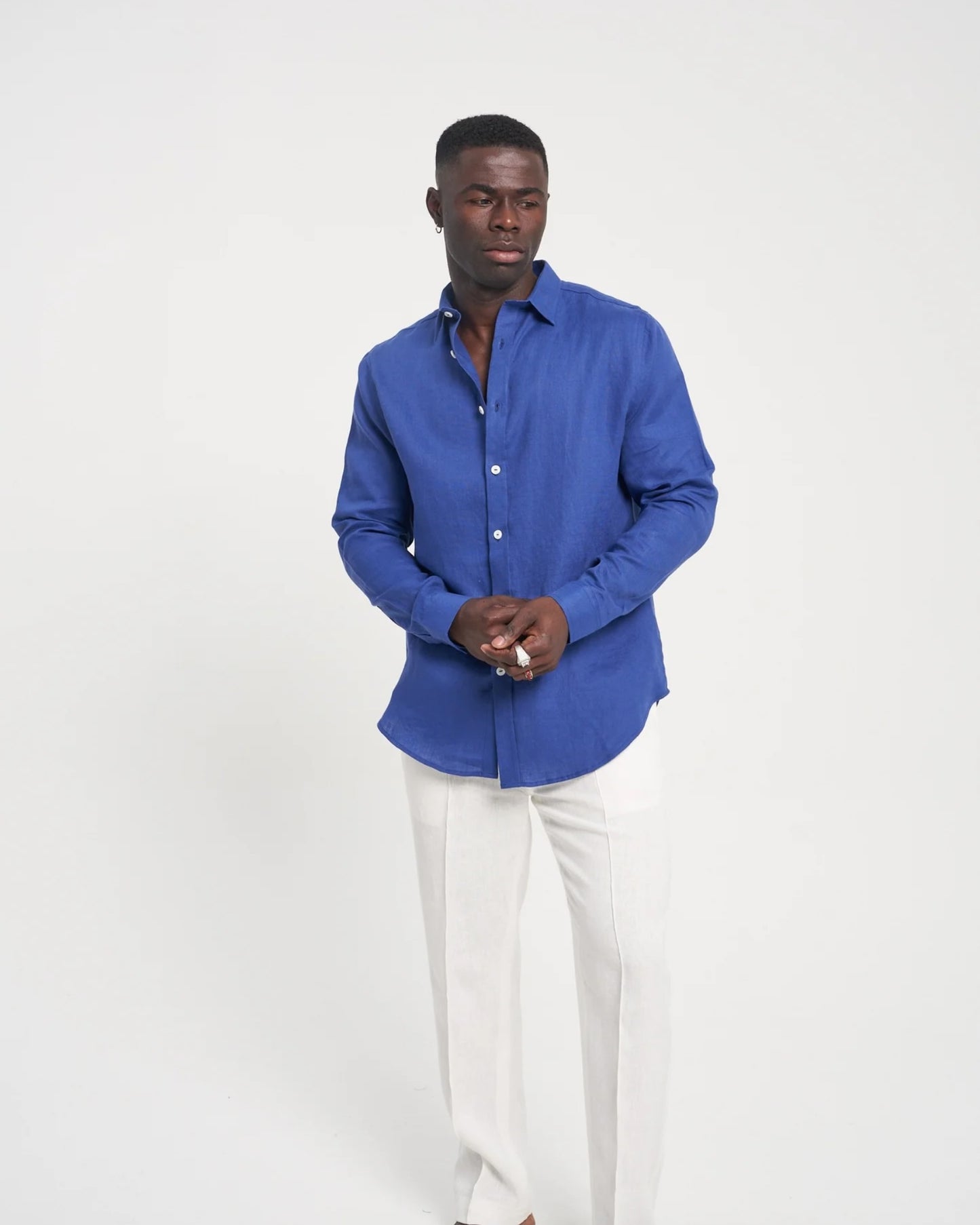 The Royal blue Shirt.