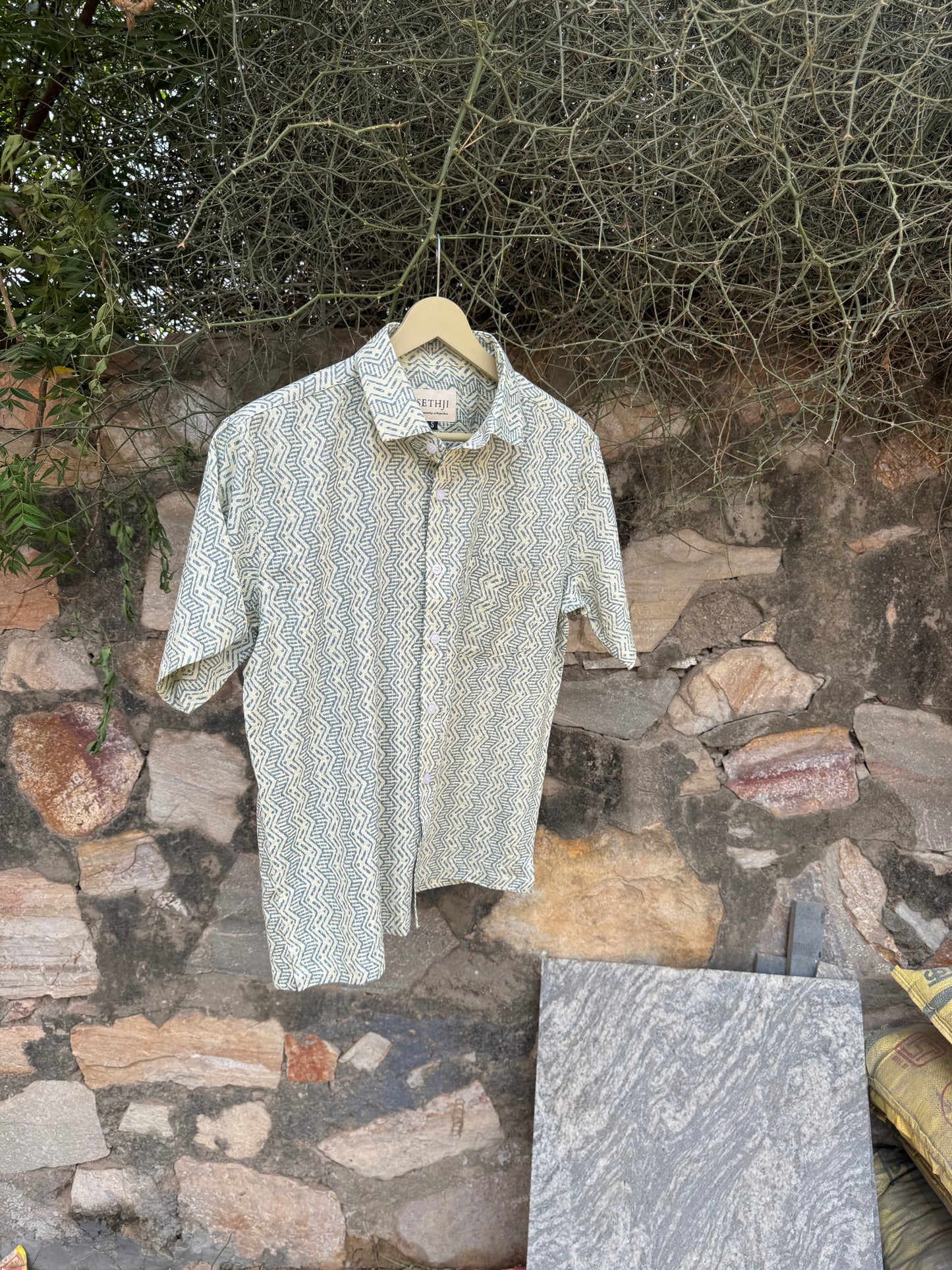 The Romaan kantha Shirt
