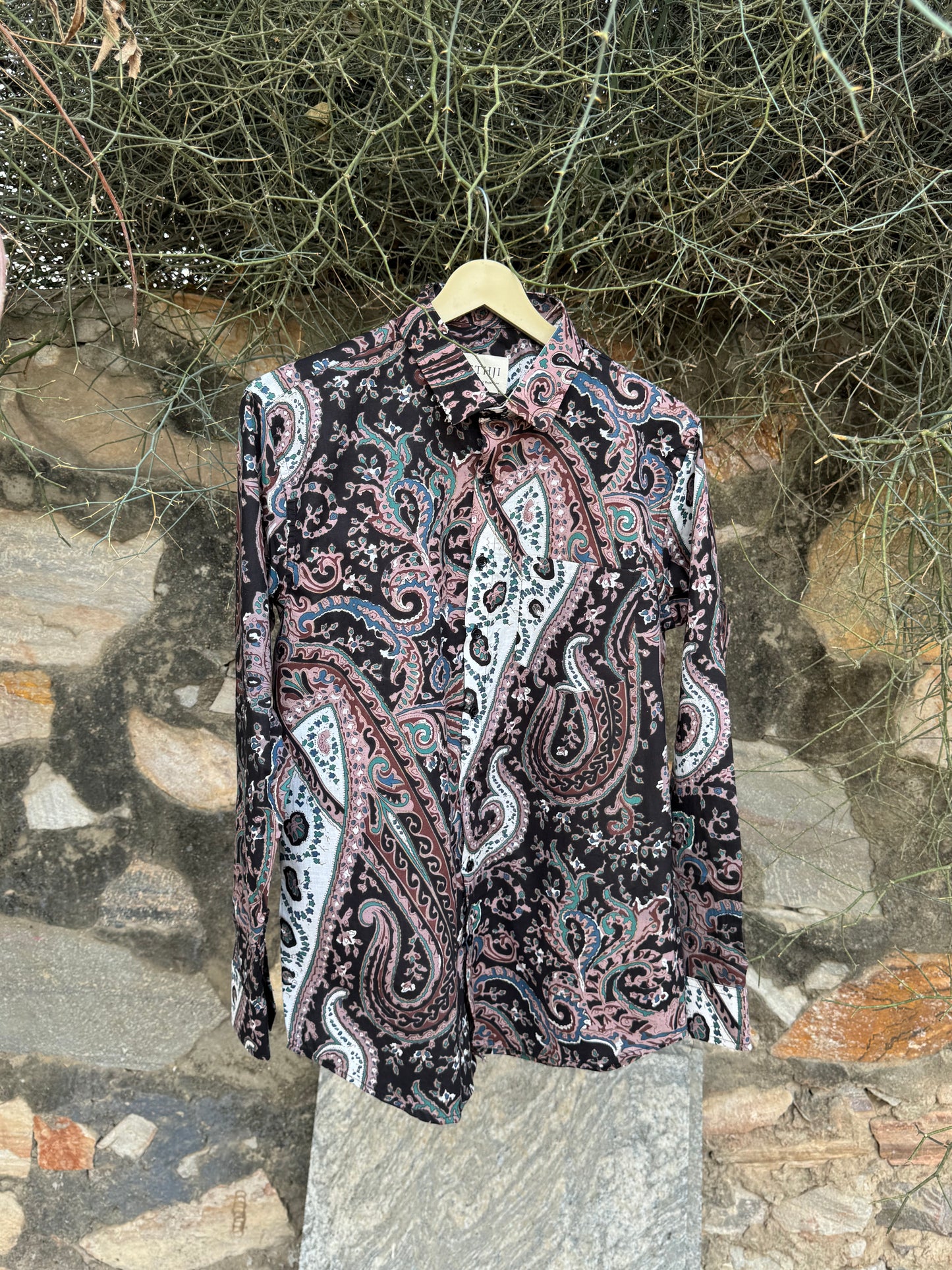 The Black Paisley Shirt.