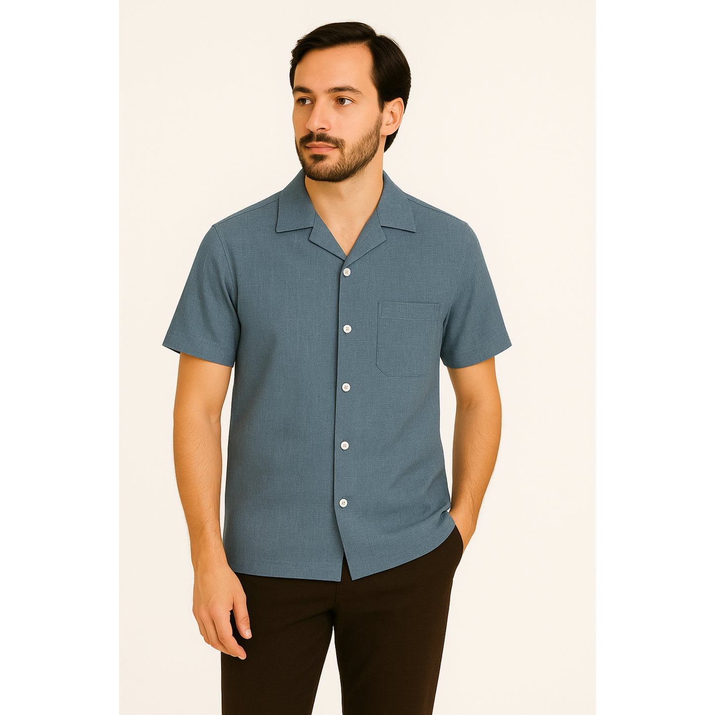 The Sage Indigo Shirt