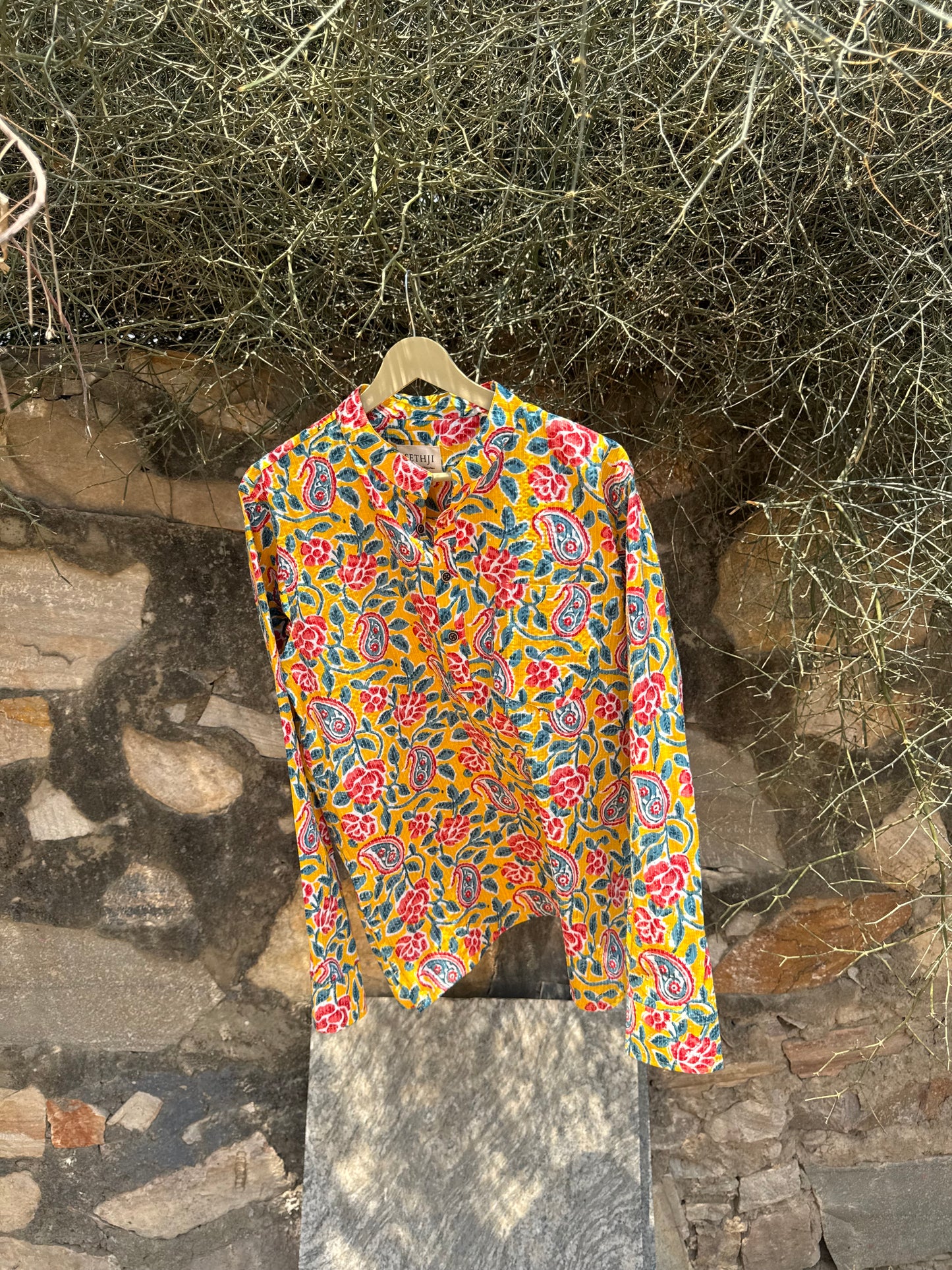 The Jaisalmer Kantha Short Kurta