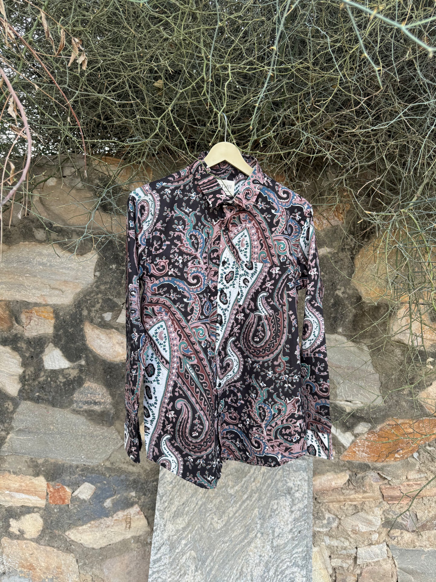 The Black Paisley Shirt.
