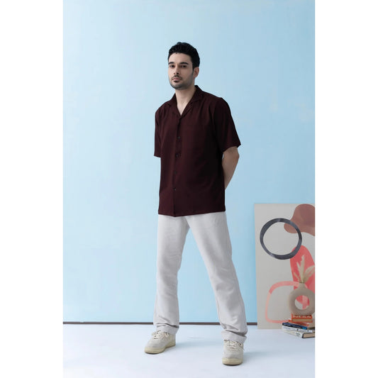 The Wine linen shirt