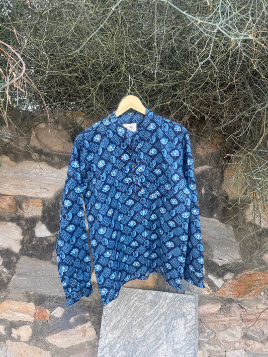 The Indigo Short Kurta