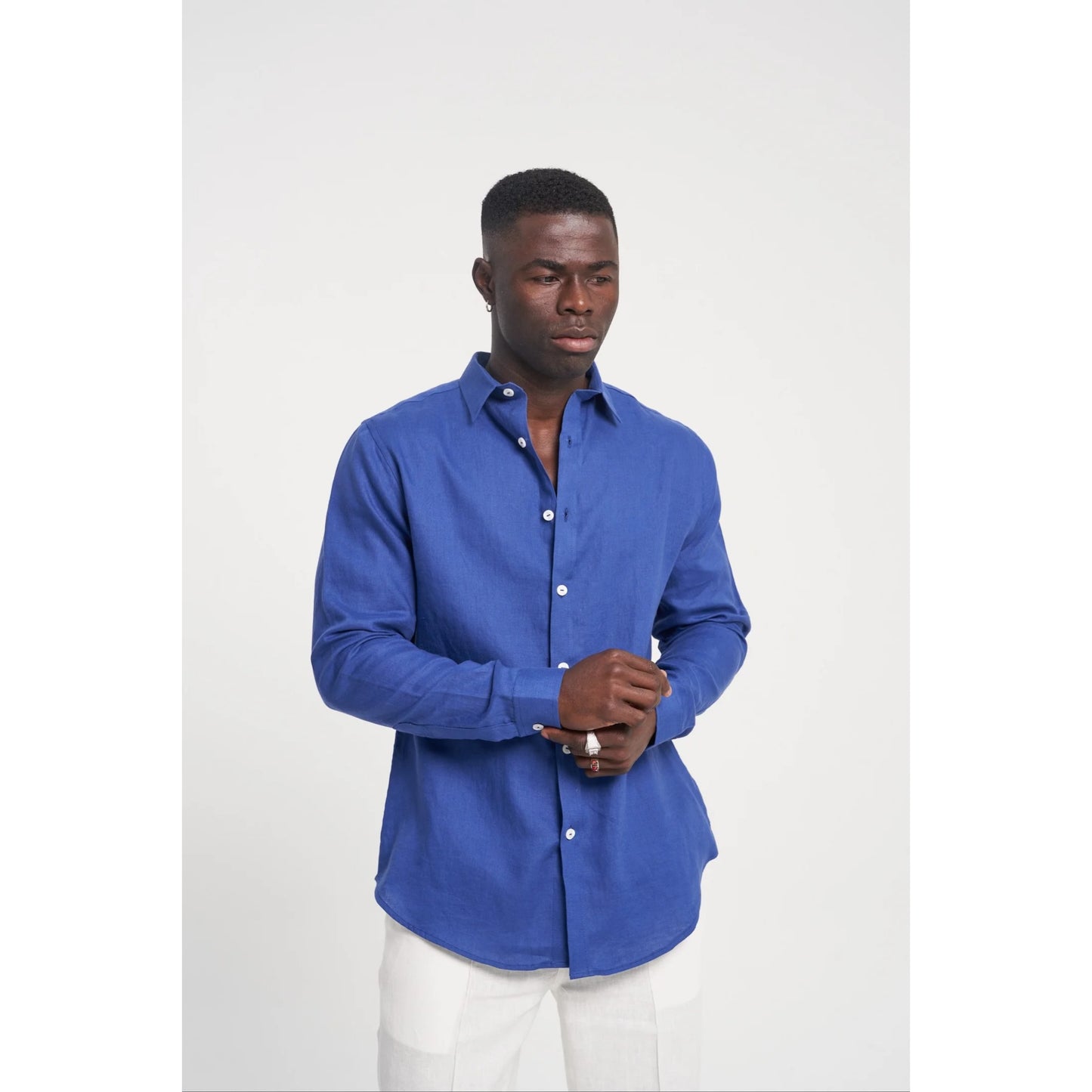 The Royal blue Shirt.