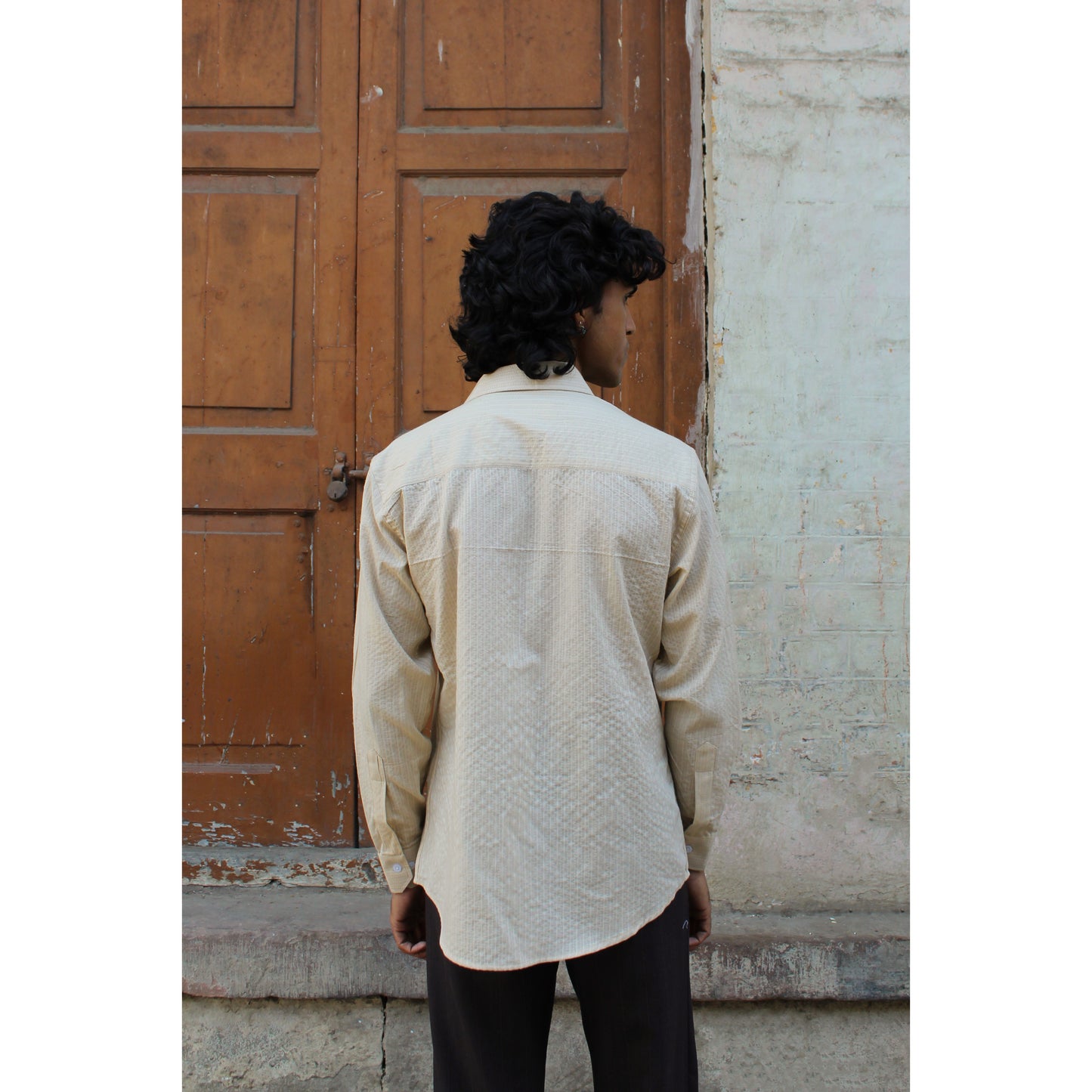 The Beige Kantha Shirt