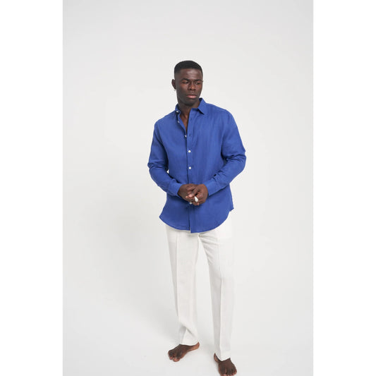 The Royal blue Shirt.