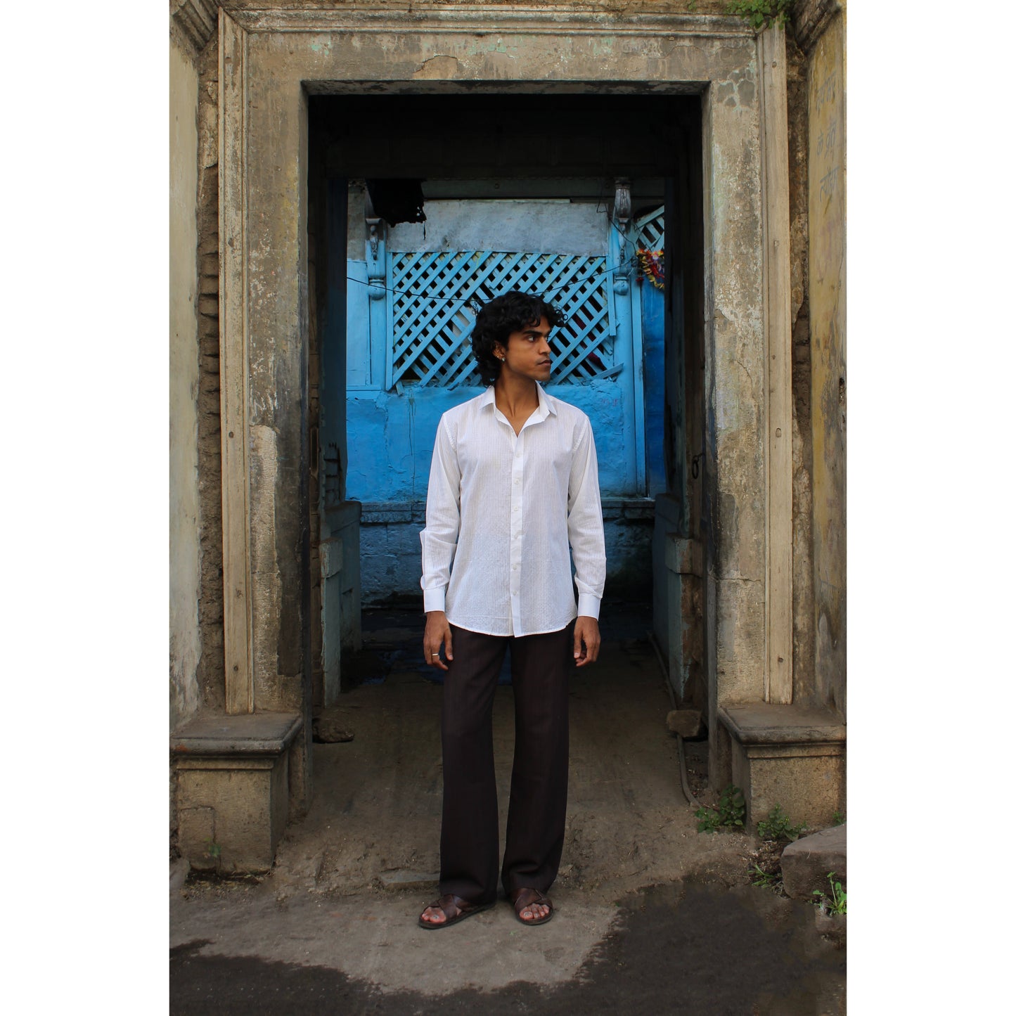 The White Kantha Shirt
