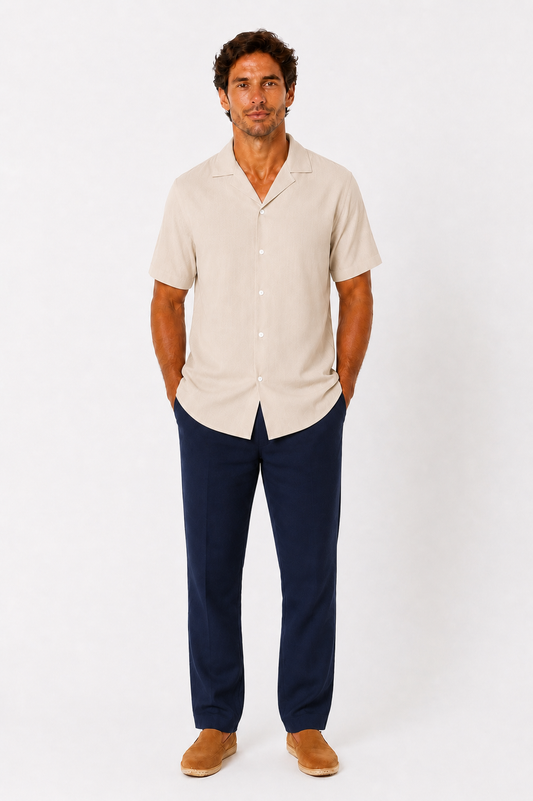 The Khaki linen Shirt