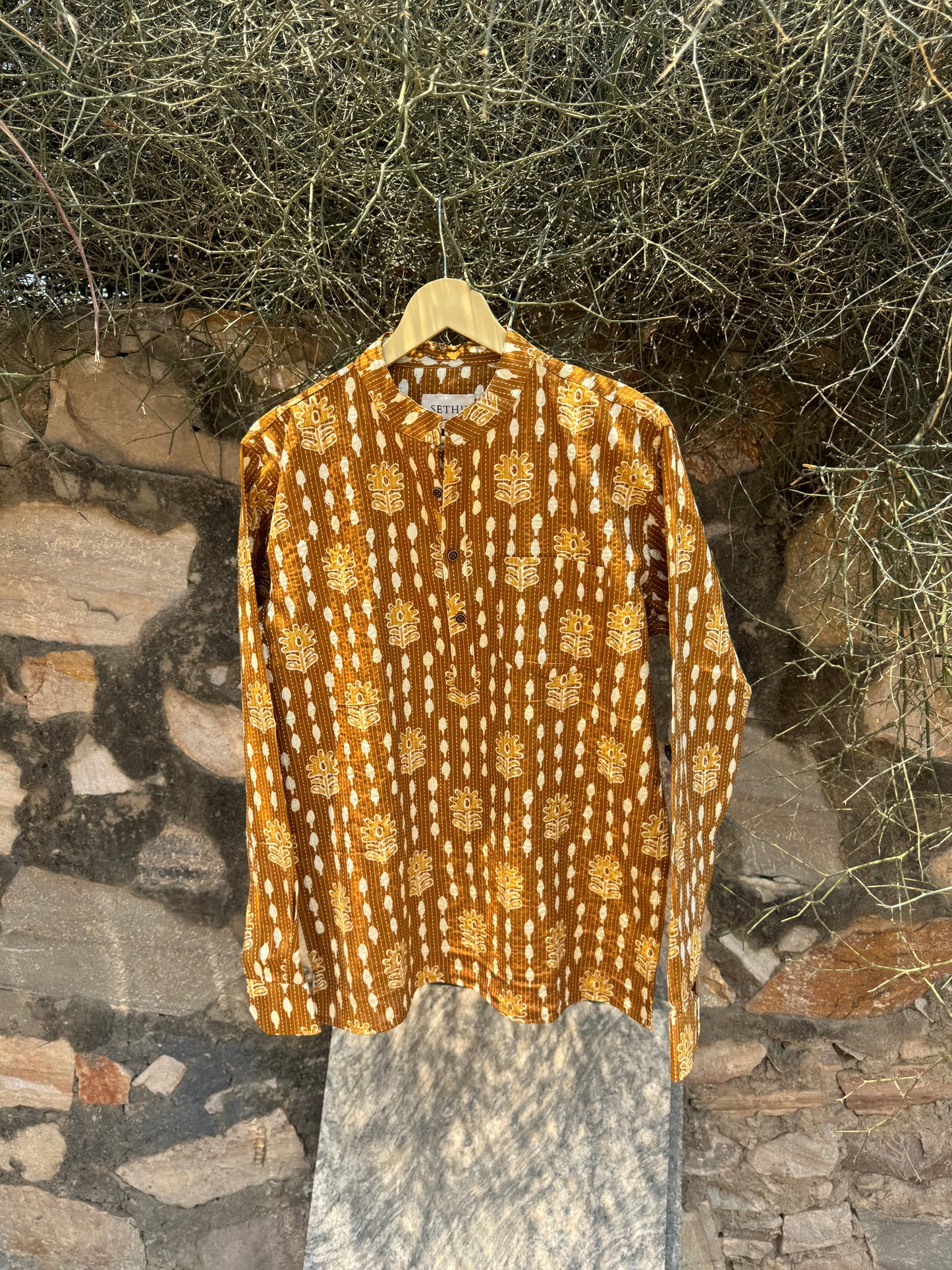 The Ikat Kantha Short Kurta