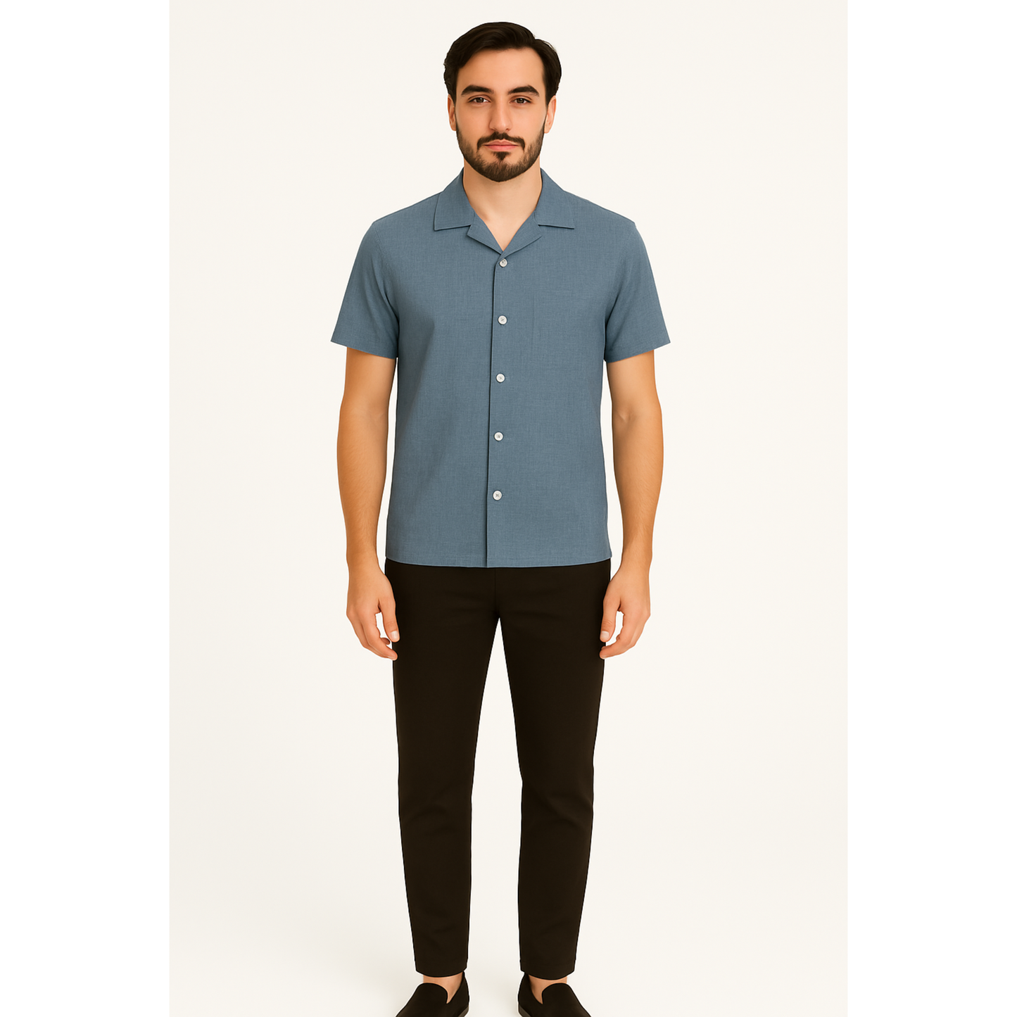 The Sage Indigo Shirt