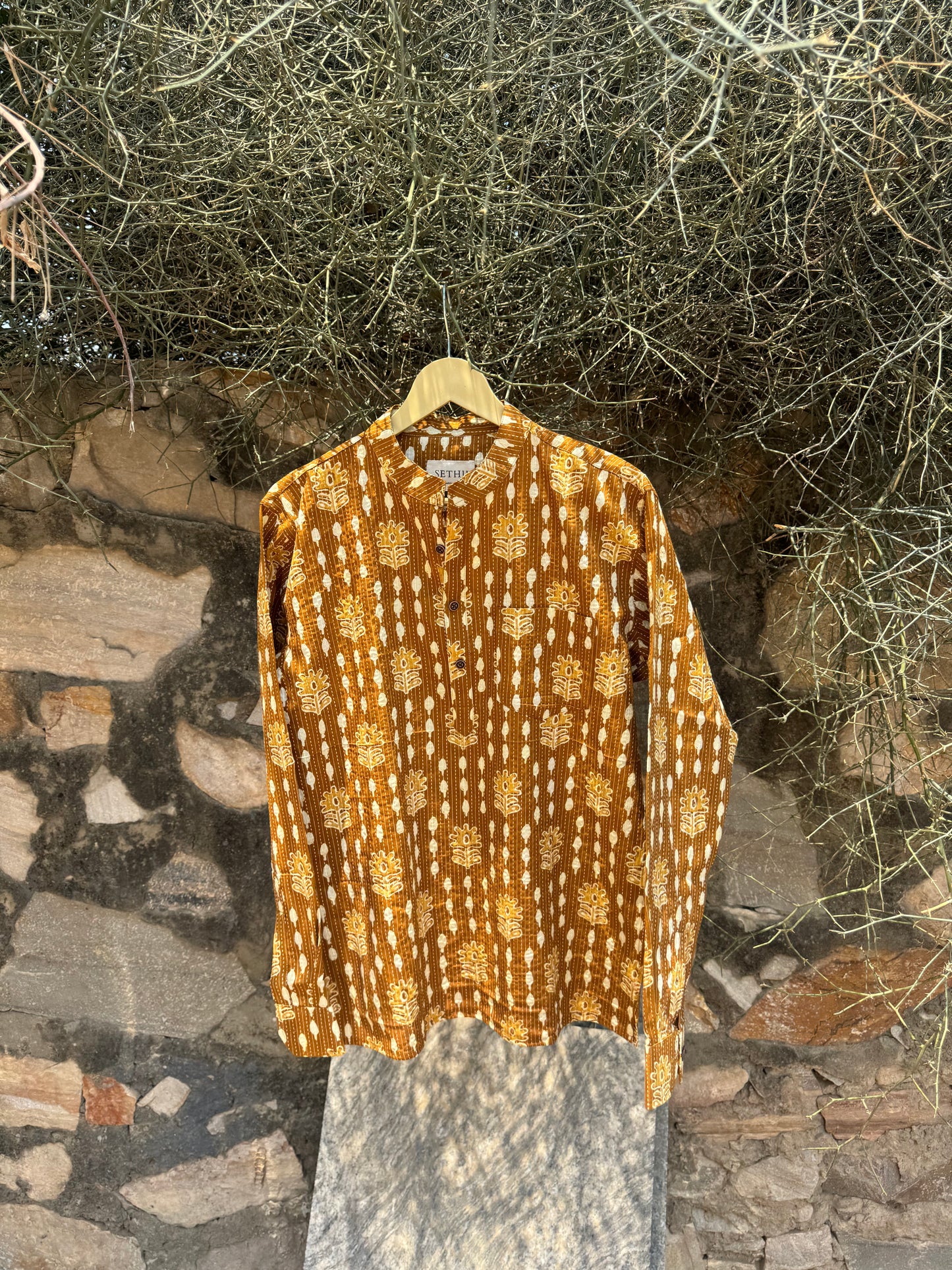 The Ikat Kantha Short Kurta