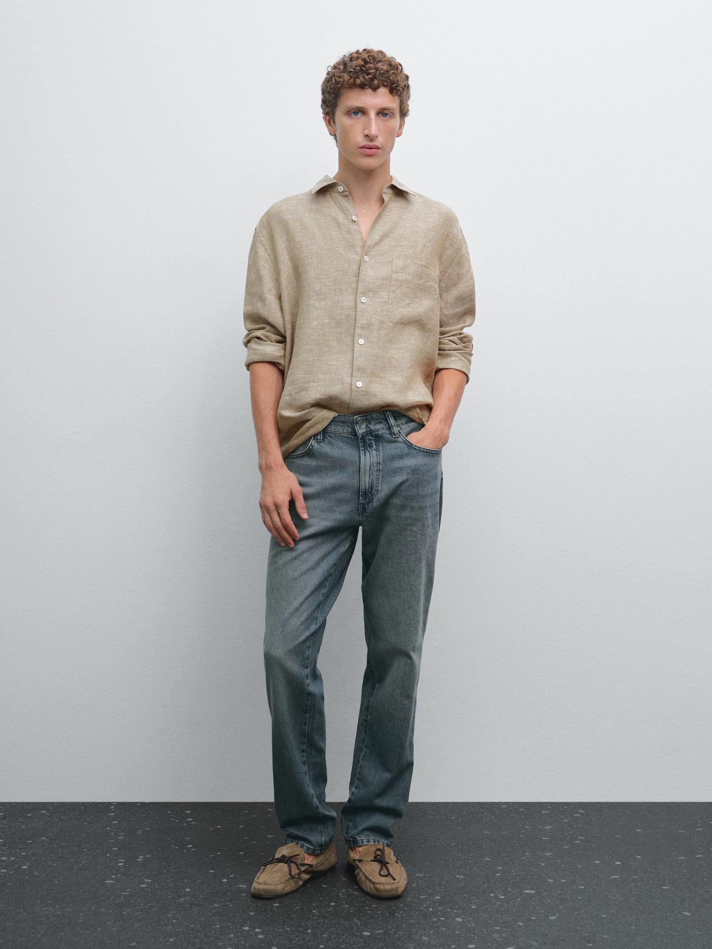 The Beige Linen Shirt.