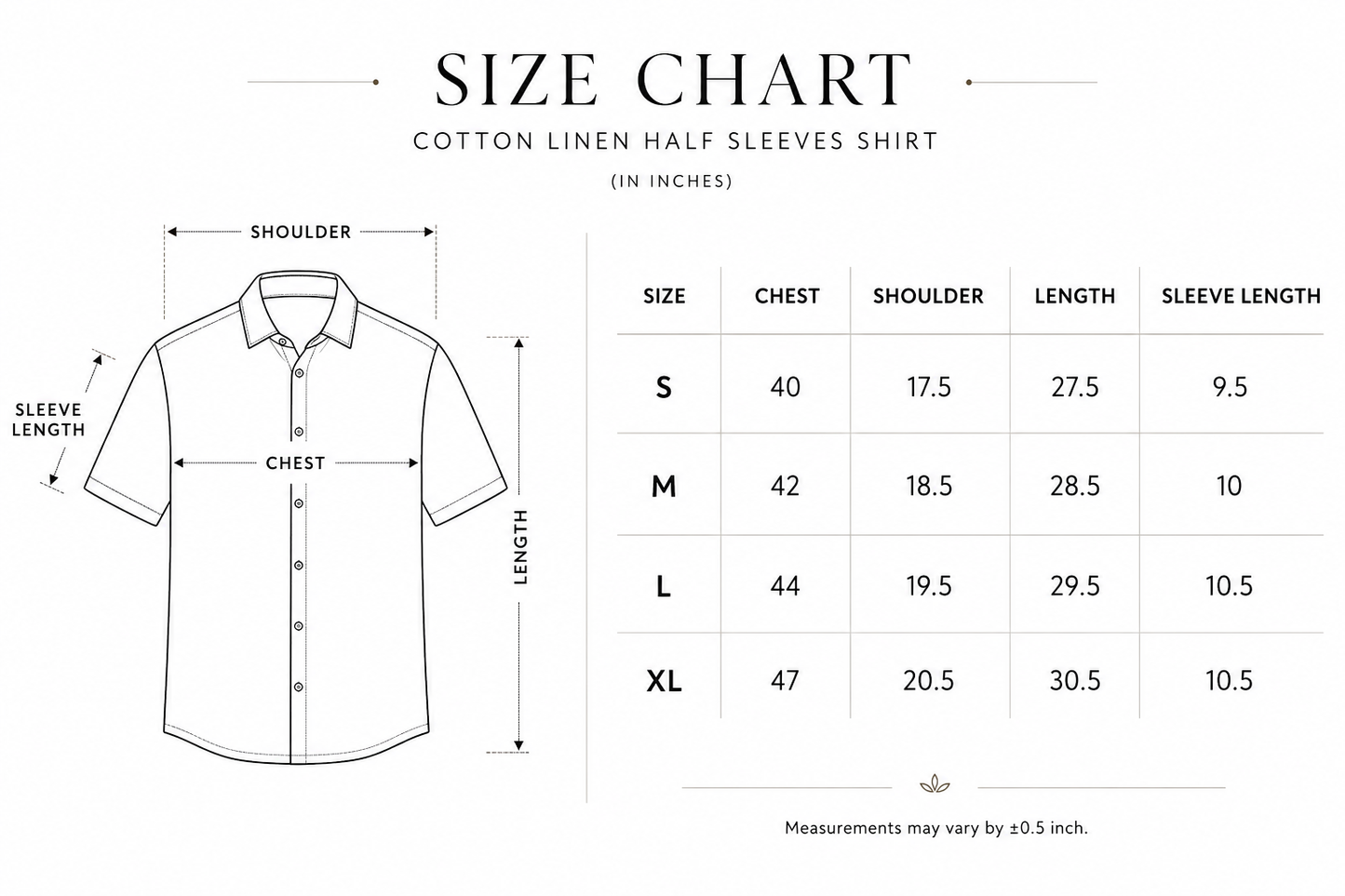 The White linen half sleeves shirt