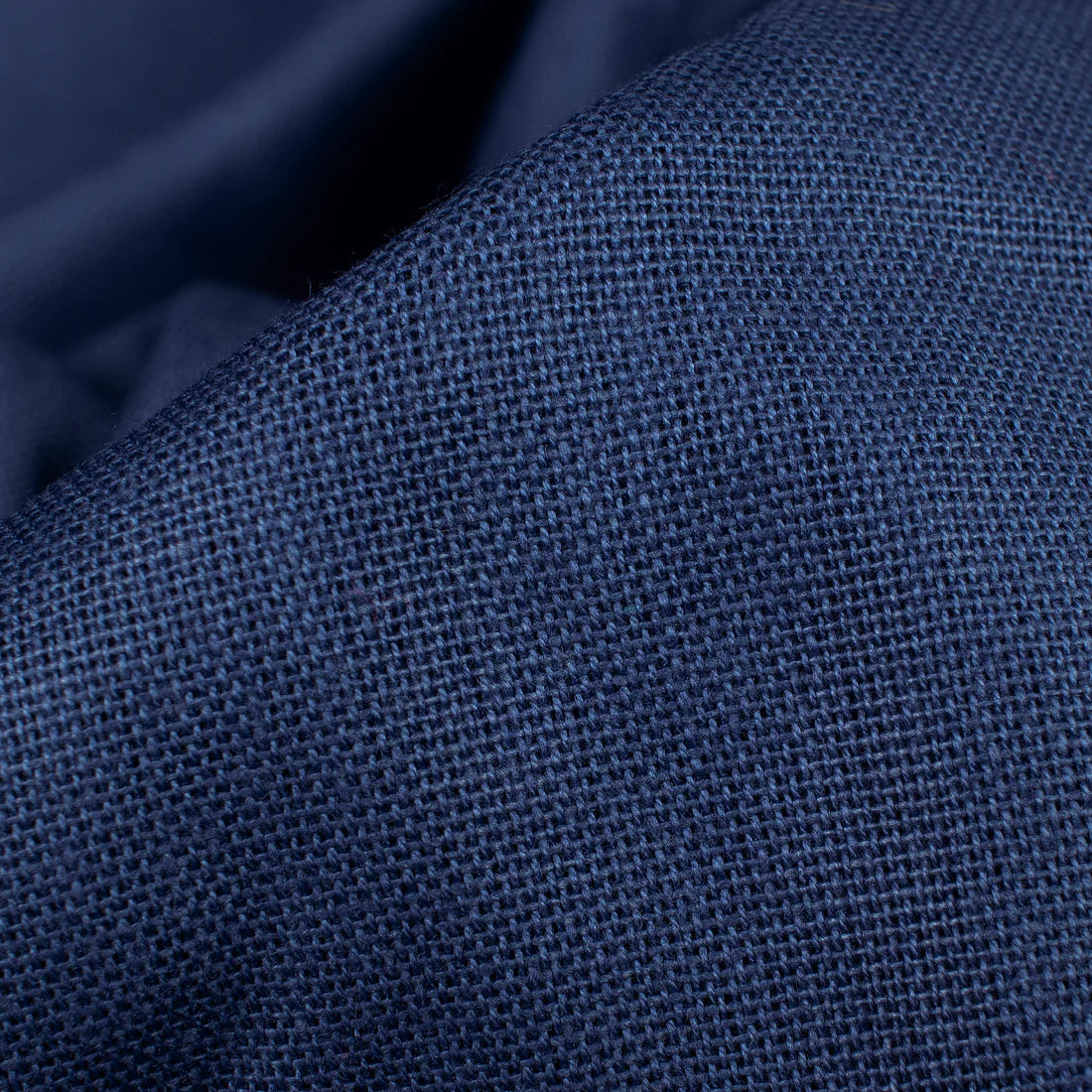 Dark Blue Plain Cotton Flex Fabric