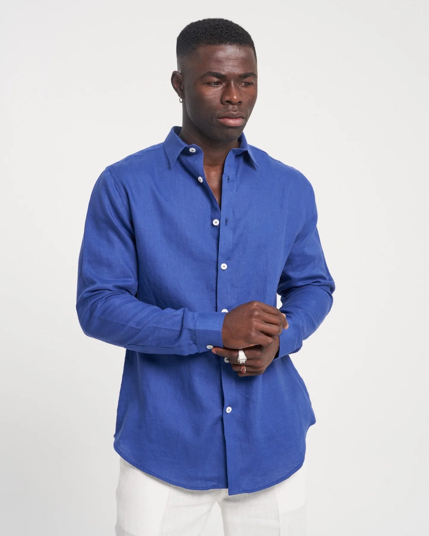 The Royal blue Shirt.