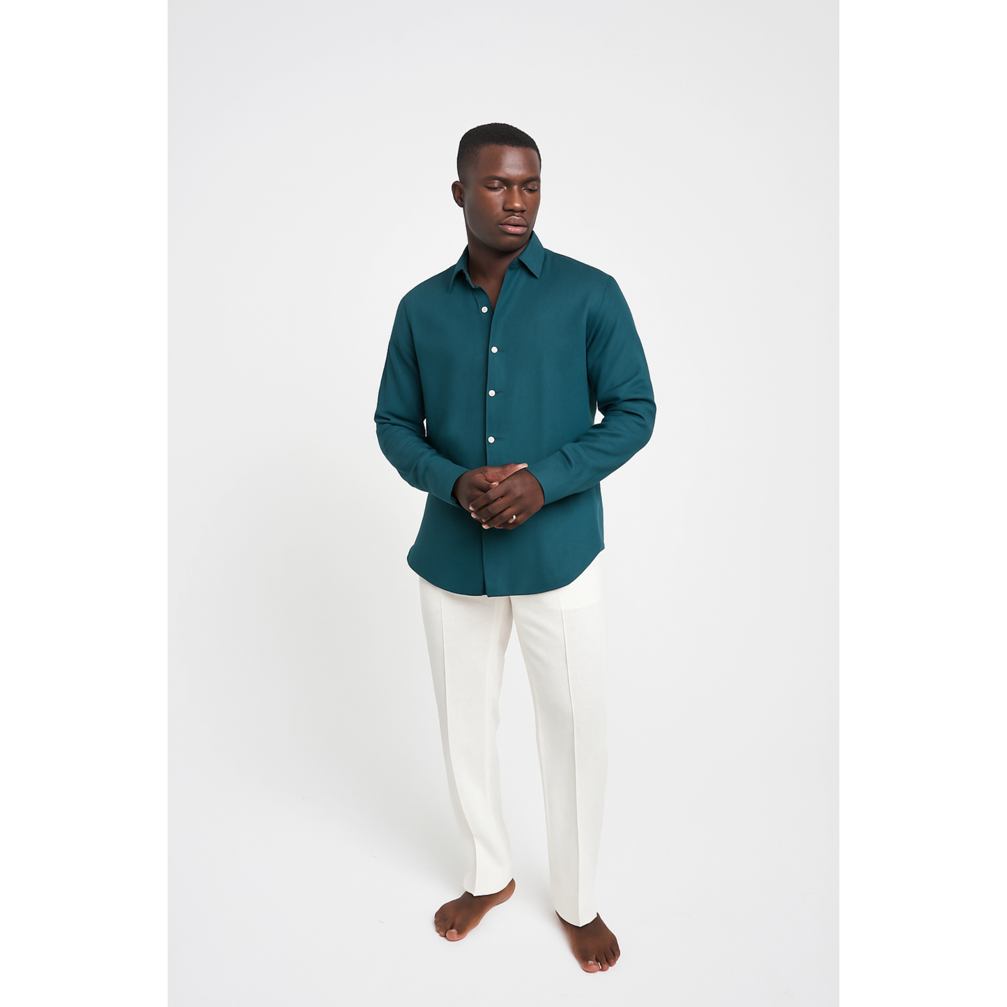 The Teal blue Shirt.