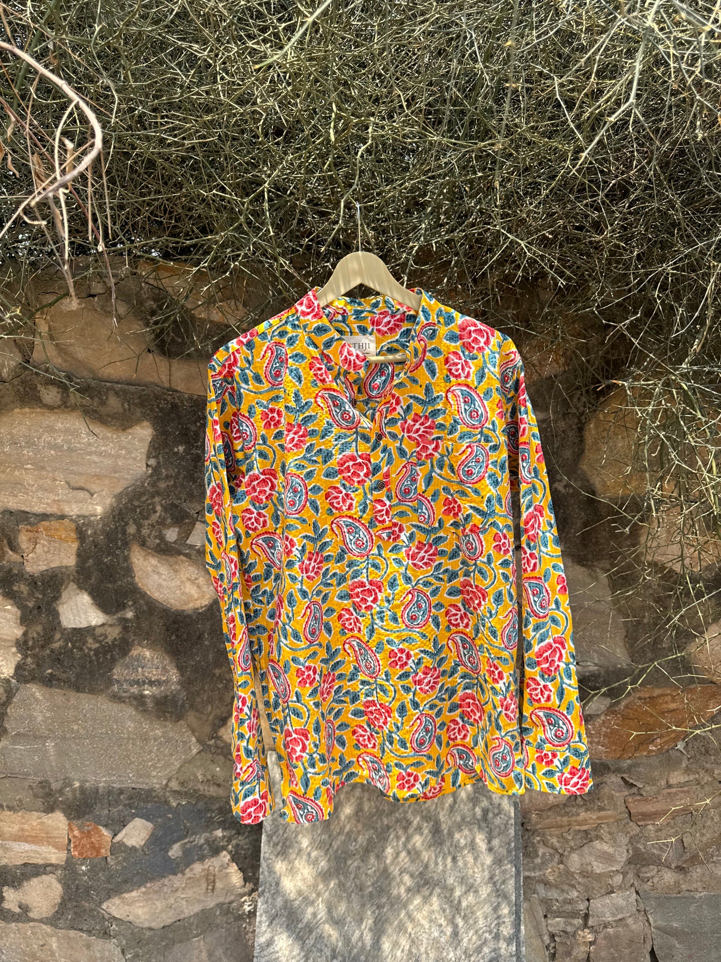 The Jaisalmer Kantha Short Kurta