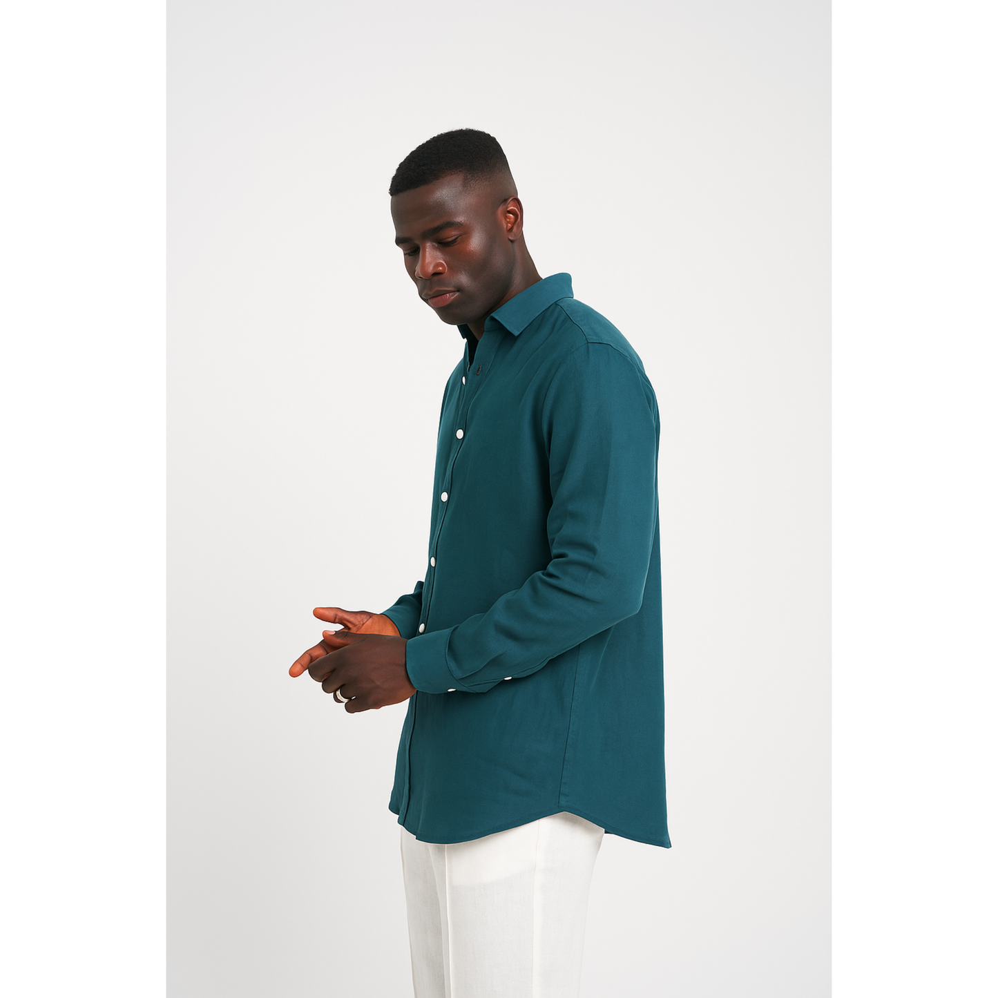 The Teal blue Shirt.